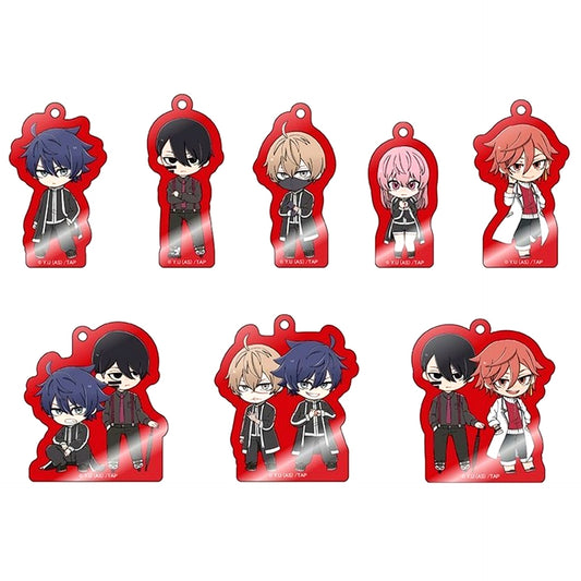 Set of 8 Tougen Anki Waiwai Acrylic Keychain [USED]