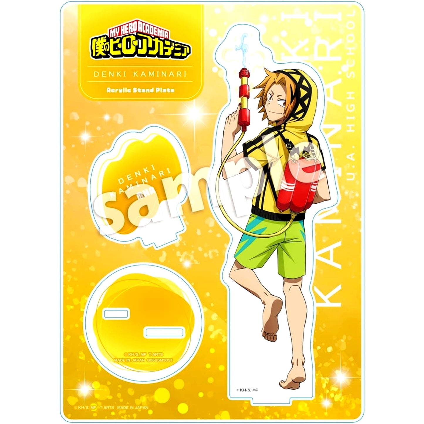 Denki Kaminari My Hero Academia Water Gun Acrylic Stand Plate [USED]