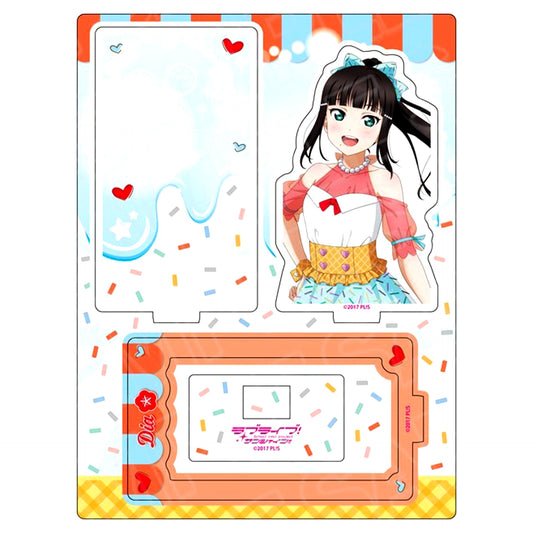 Dia Kurosawa Layered Acrylic Stand Cafe Party Ver. THE Chara CAFE x Love Live! Series 5th Anniversary Vol. 2 Love Live! Sunshine!! [USED]