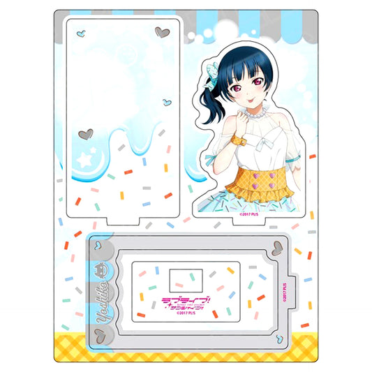 Yoshiko Tsushima Layered Acrylic Stand Cafe Party Ver. THE Chara CAFE x Love Live! Series 5th Anniversary Vol. 2 Love Live! Sunshine!! [USED]