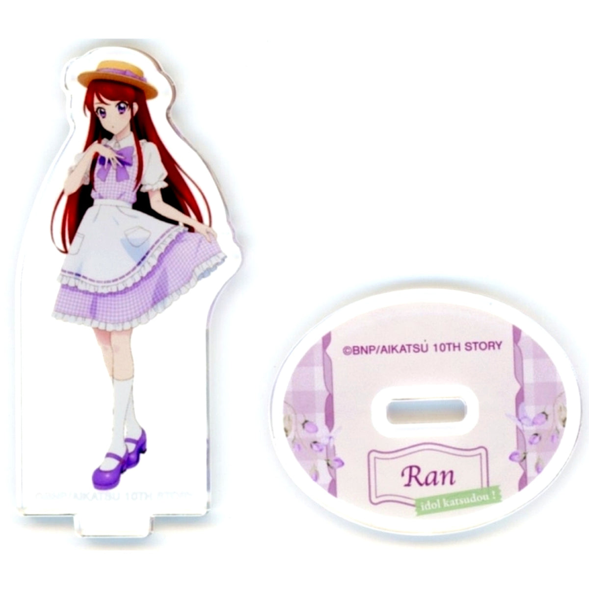 Ran Shibuki Aikatsu! 10th STORY Starway to the Future Animate Fair in 2025 Country Dress Ver. Illustration Trading Acrylic Stand [USED]