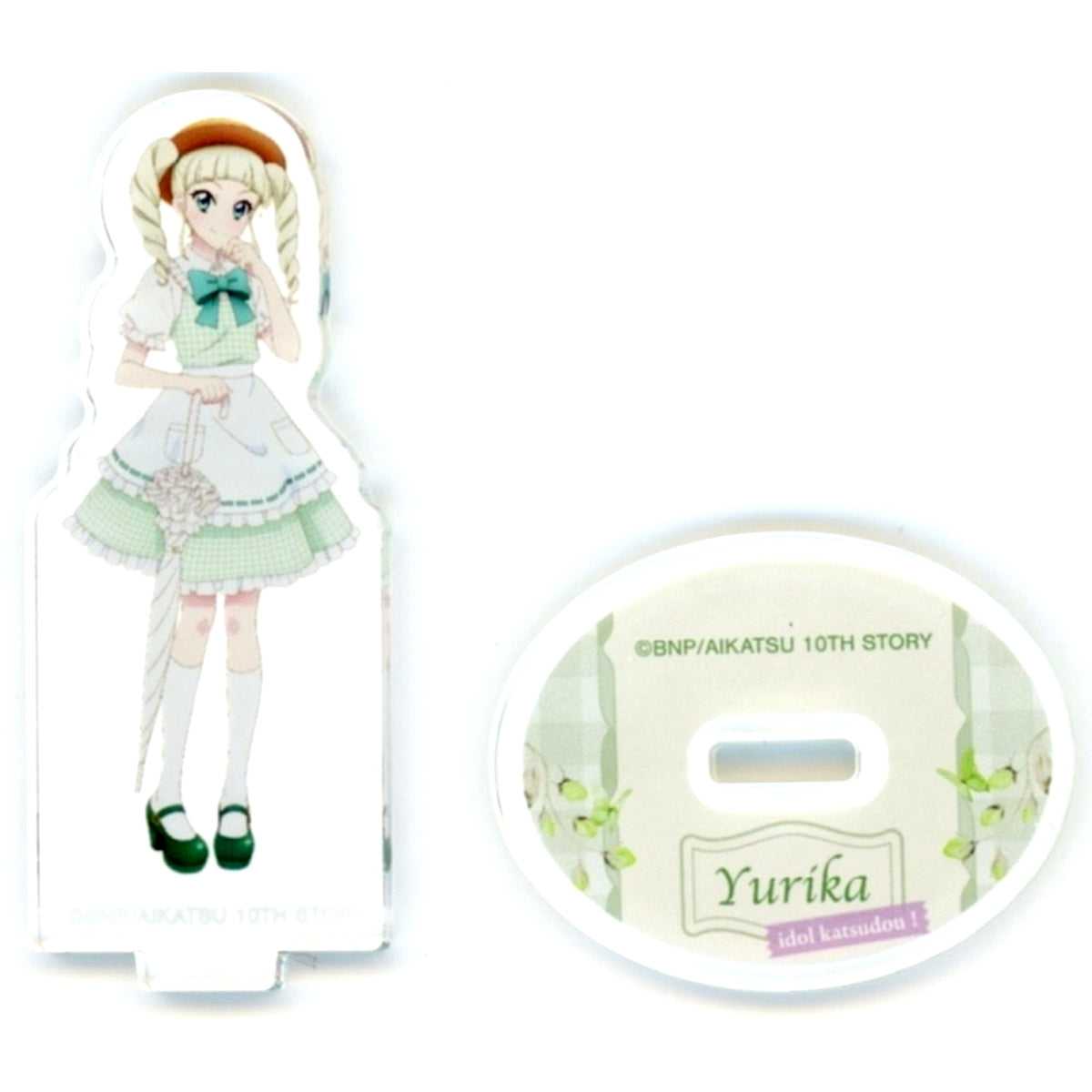 Yurika Todo Aikatsu! 10th STORY Starway to the Future Animate Fair in 2025 Country Dress Ver. Illustration Trading Acrylic Stand [USED]