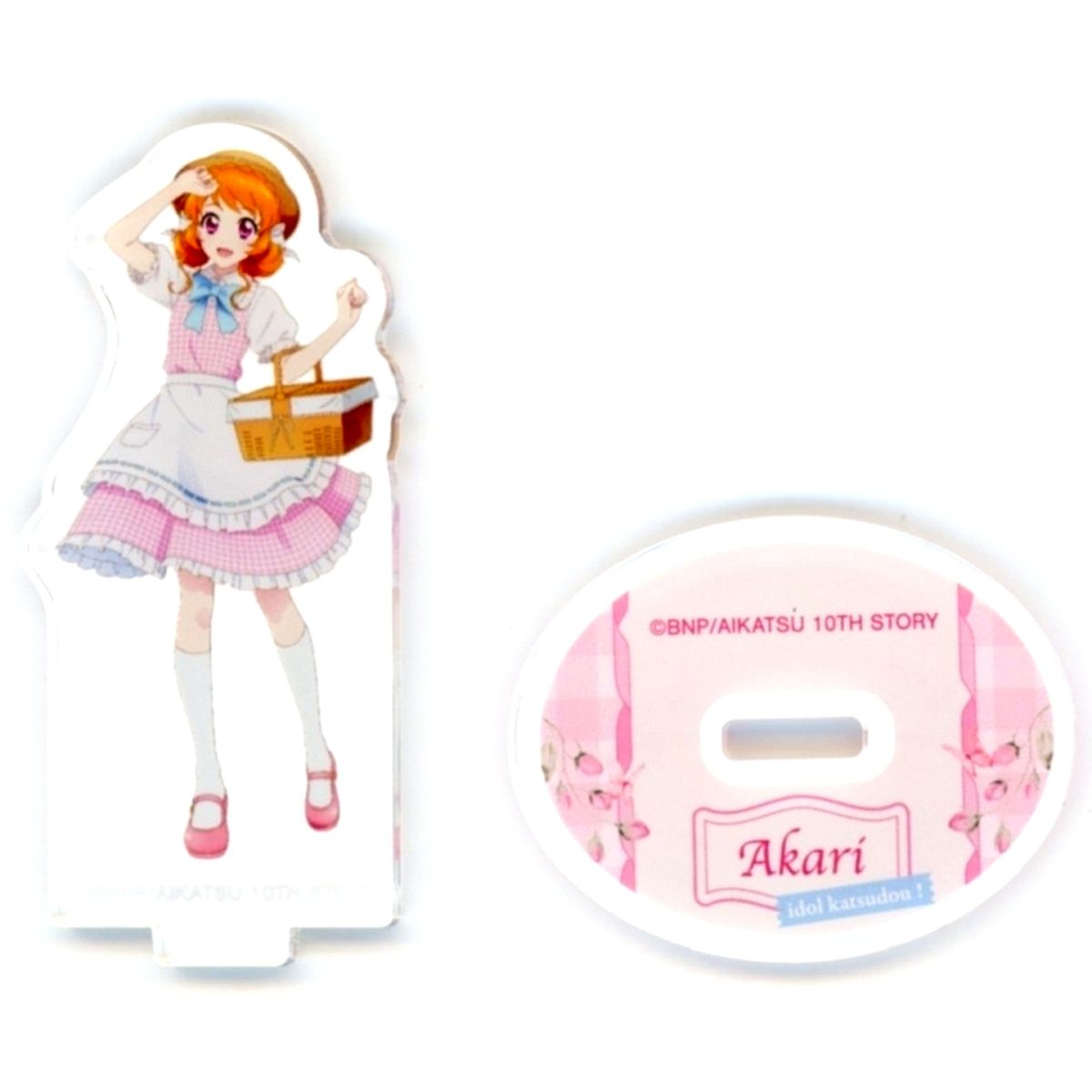 Akari Ozora Aikatsu! 10th Story: Mirai e no Starway Animate Fair in 2025 Illustration Country Dress Ver. Trading Acrylic Stand [USED]