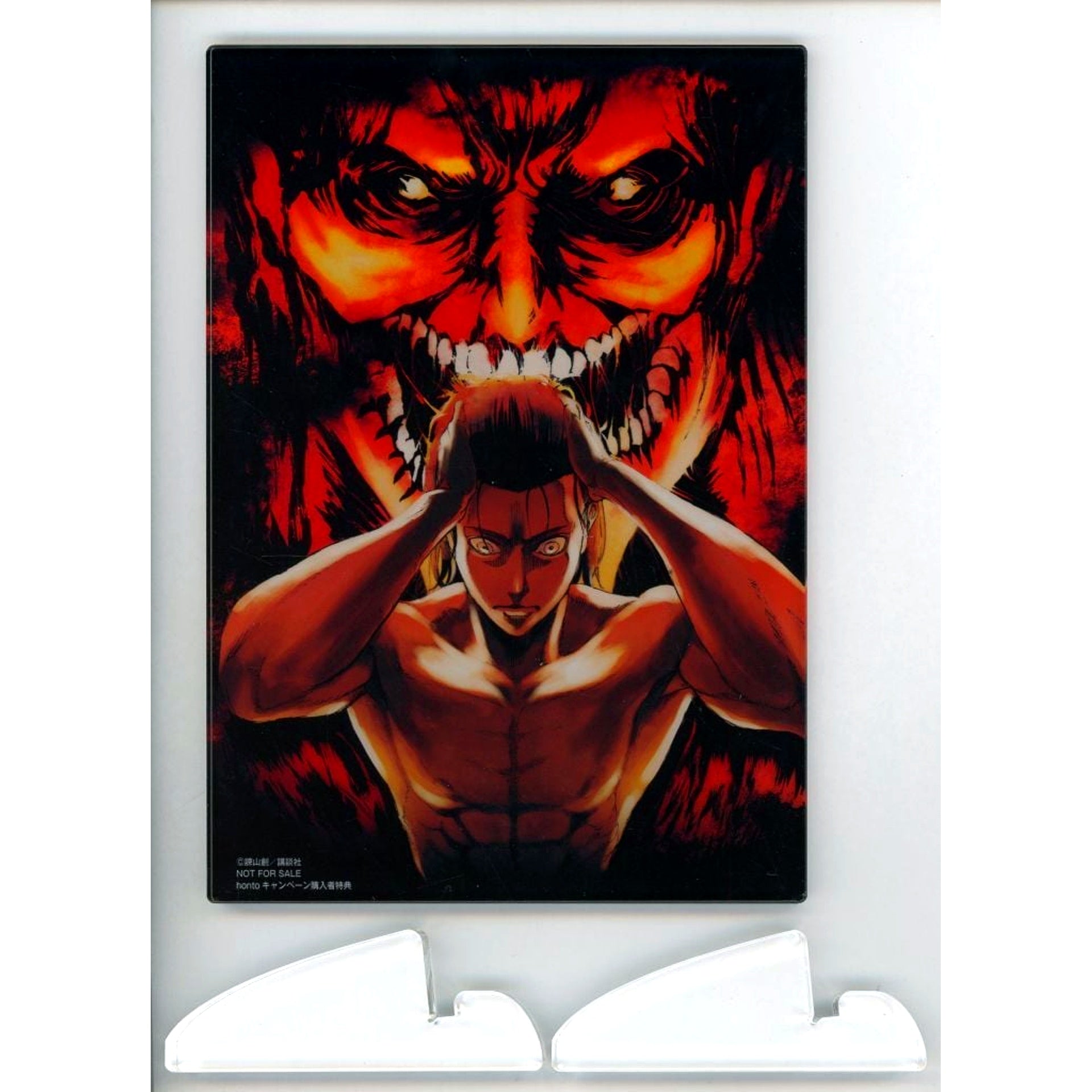 Eren Yeager Attack on Titan Volume 34 Release Commemoration Lottery Present Campaign Acrylic Art [USED]