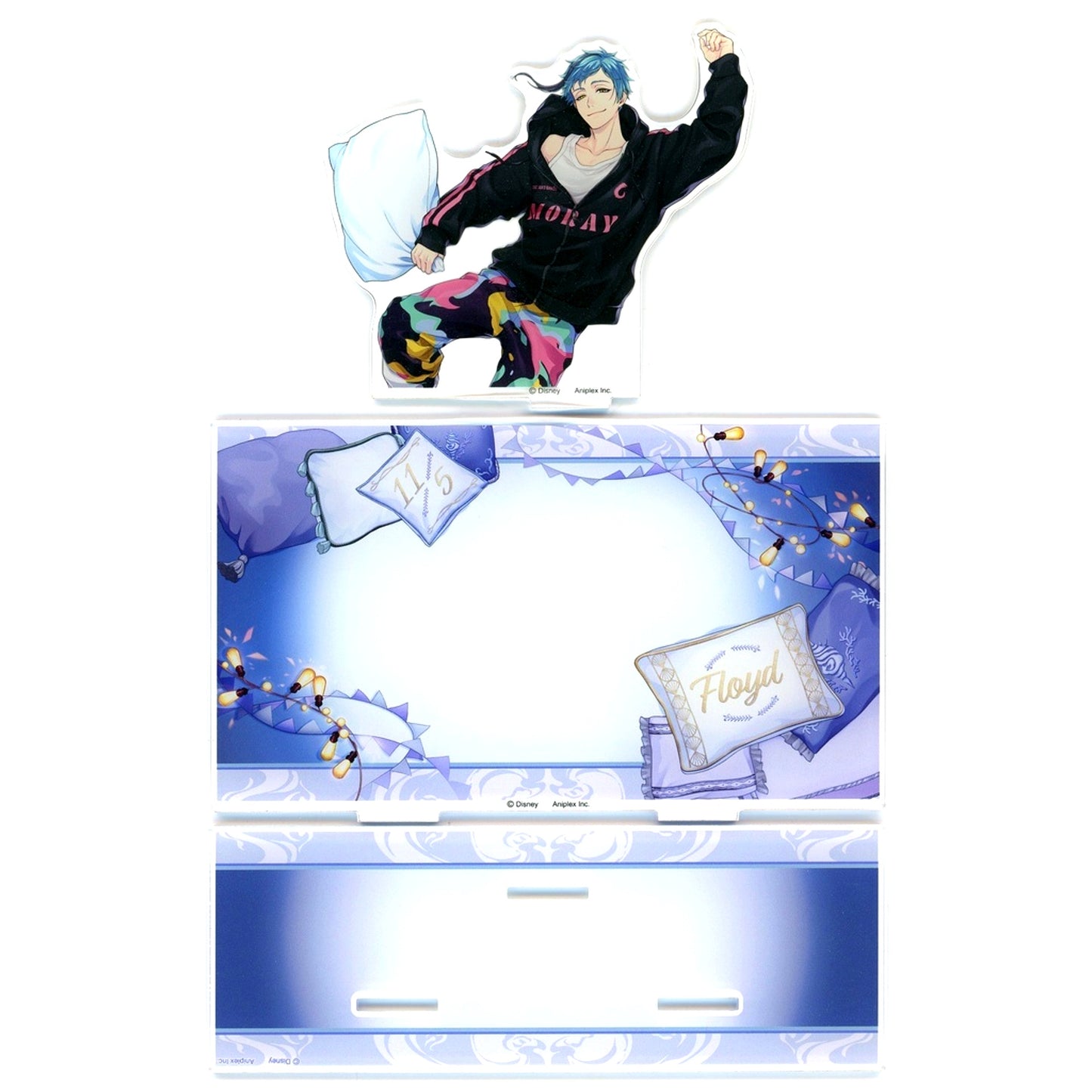 Floyd Leech Relaxing My Room Ver. Disney Twisted-Wonderland Diorama Acrylic Stand [USED]