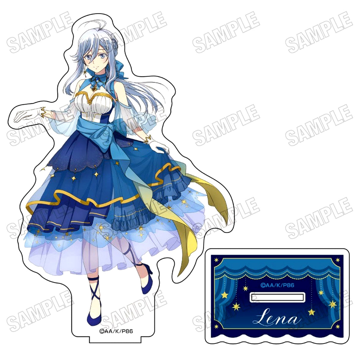 Vladilena Milize Dress Up Ver Illustration Big Acrylic Stand 86 EIGHTY-SIX [USED]