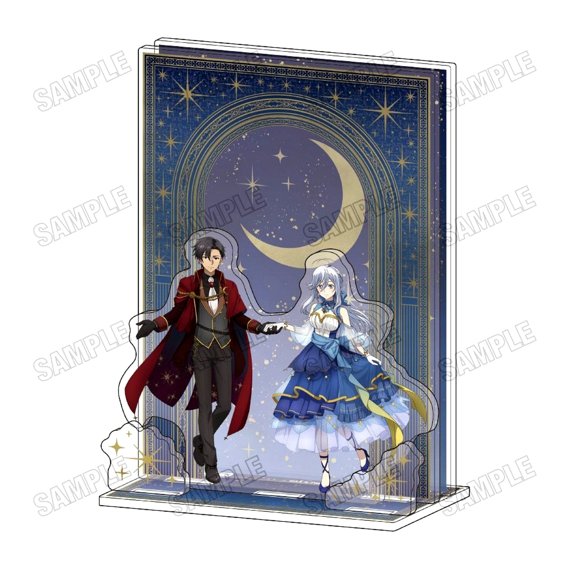 Vladilena Milize & Shinei Nouzen Dress Up Ver. Illustration Acrylic Diorama 86 Eighty Six [USED]