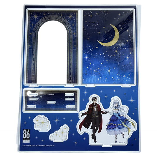 Vladilena Milize & Shinei Nouzen Dress Up Ver. Illustration Acrylic Diorama 86 Eighty Six [USED]