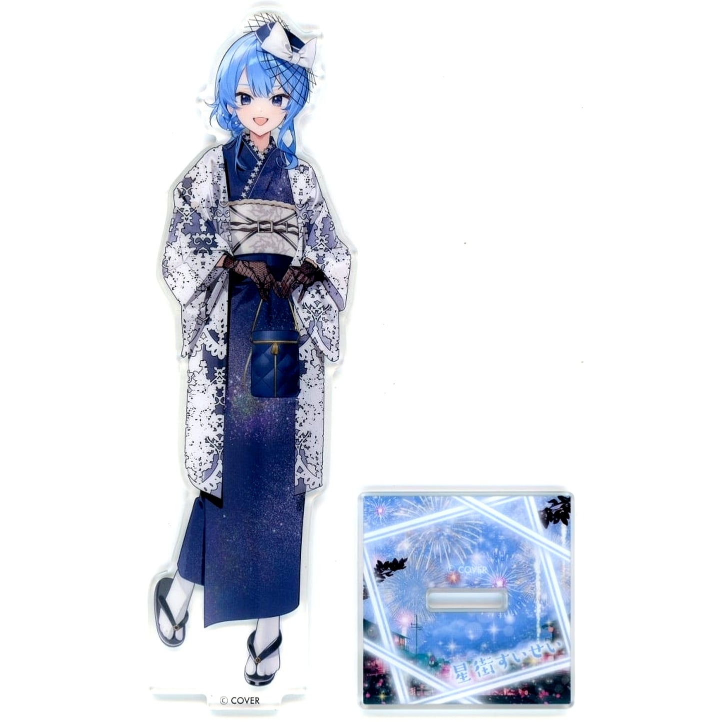 Hoshimachi Suisei Acrylic Stand Virtual YouTuber Hololive Holo Hanabi hololive production 8th Anniversary Fireworks Shiny Sparklers Symphony [USED]
