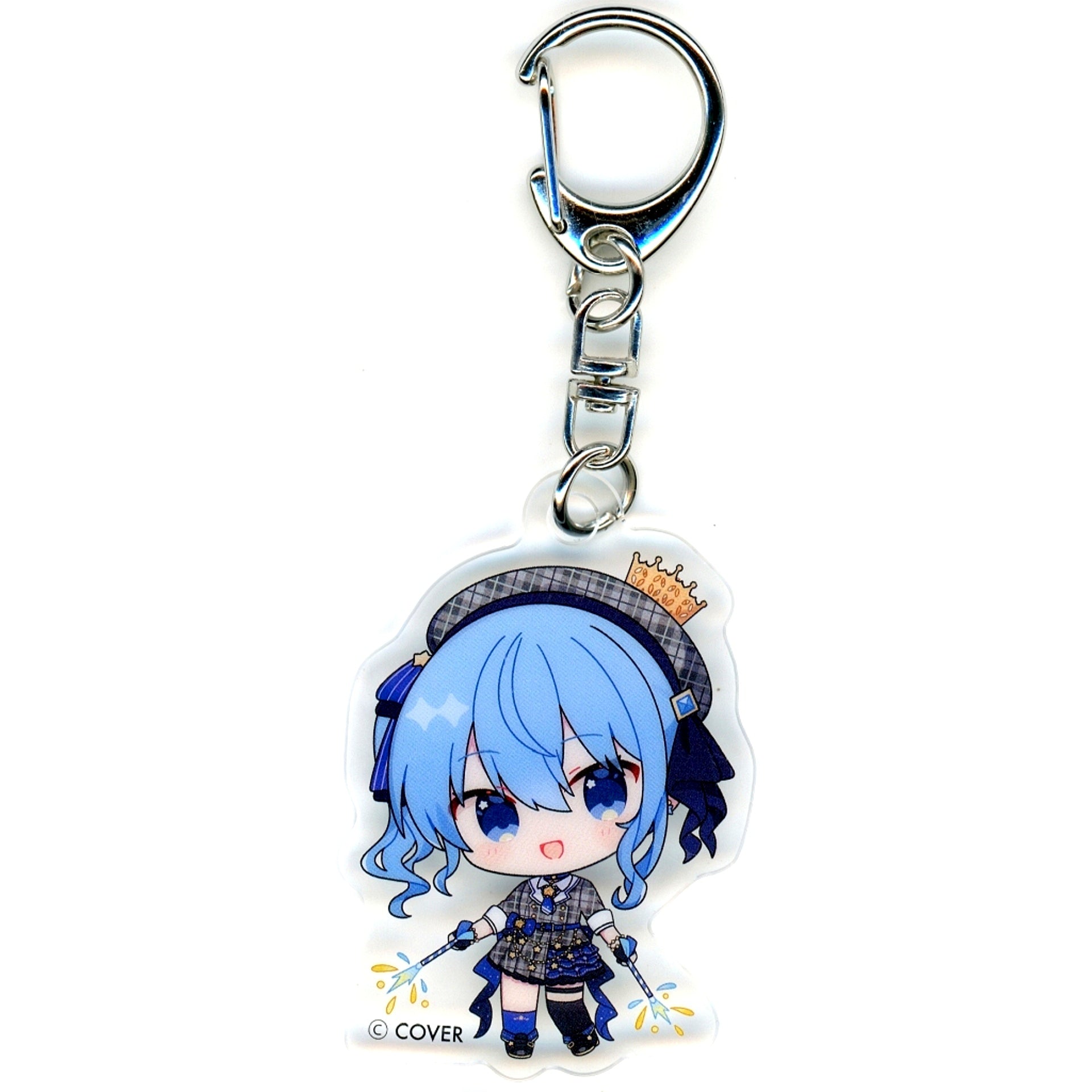 Hoshimachi Suisei hololive Random Mini Acrylic Keychain Holo Hanabi 8th Anniv Fireworks [USED]