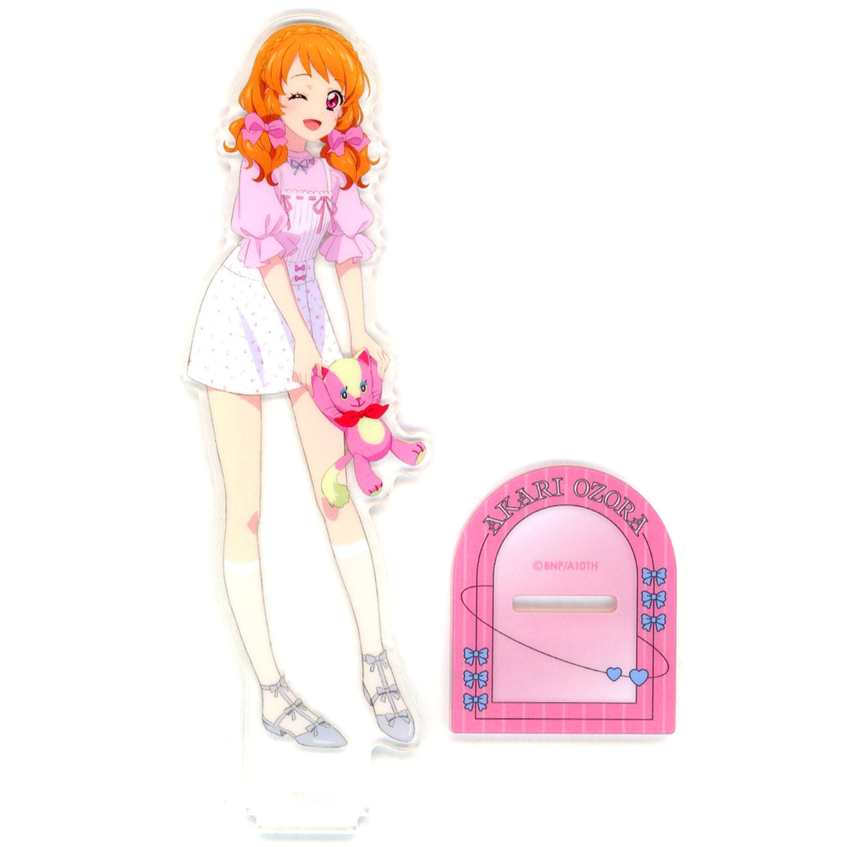 Akari Ozora Acrylic Stand Link Ribbon Aikatsu! 10th Story: Mirai e no Starway [USED]