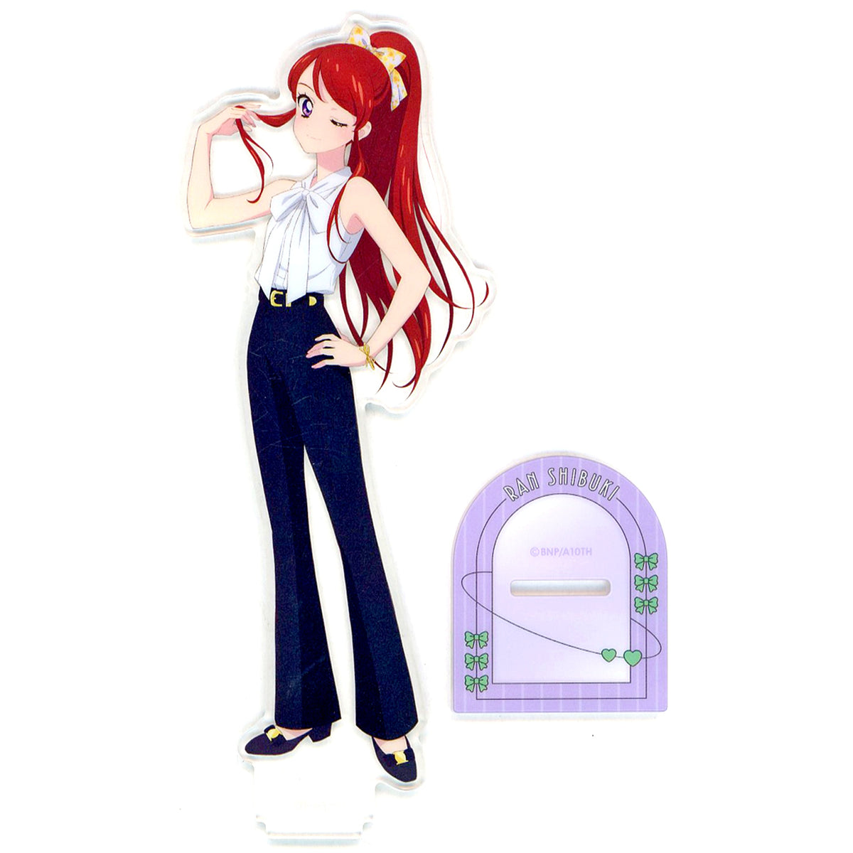 Ran Shibuki Acrylic Stand Link Ribbon Aikatsu! 10th Story: Mirai e no Starway [USED]