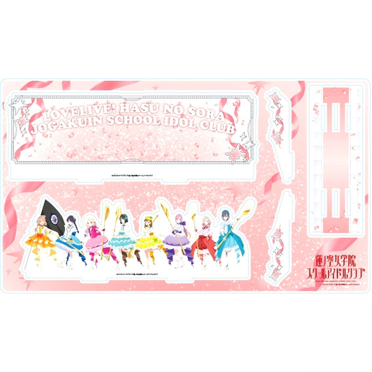 05. Lineup Design Parade Ver. Illustration Premium Acrylic Diorama Plate Love Live! Hasunosora Girls' High School Idol Club [USED]