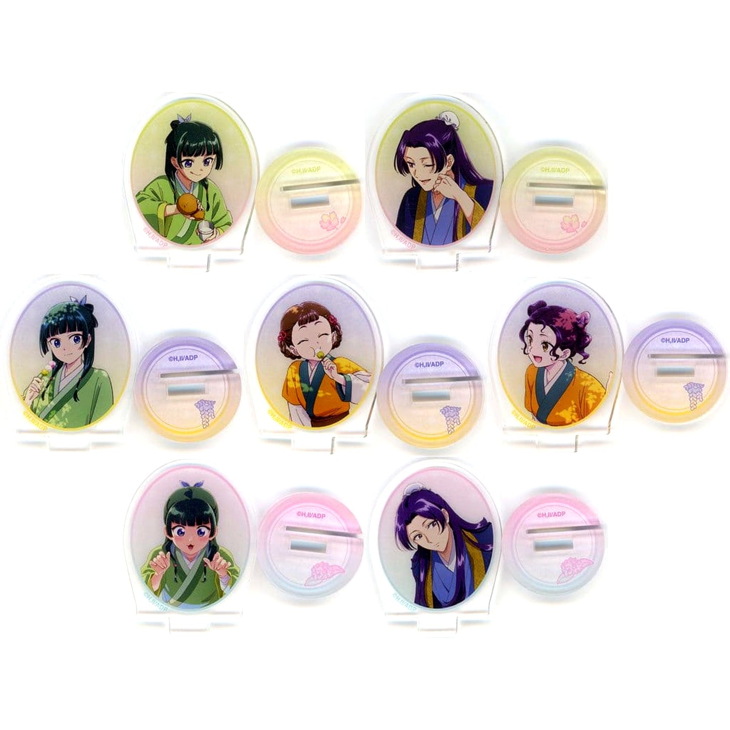 The Apothecary Diaries ChuaSta Miniature Acrylic Stand Collection Vol.5 Cherry Blossom Wisteria Flower Hydrangea All 7 Types Set [USED]
