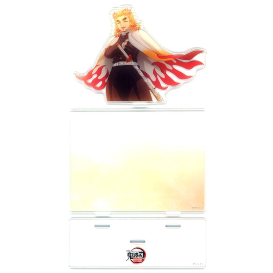 Kyojuro Rengoku Scene As Is Acrylic Stand Demon Slayer: Kimetsu no Yaiba the Movie Infinity Castle Arc Chapter 1 Akaza Returns x ufotable Cafe x Machi Asobi Cafe Cutting the Fire Cover of the Decisive Battle - Teaser Period - Chapter 1 [USED]