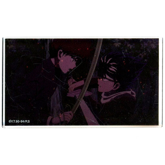 Hiei & Kurama Facing/Sword Acrylic Collection Acrylic Block Yu Yu Hakusho WEB Kuji 13th TWO SHOTS D-6 Prize [USED]