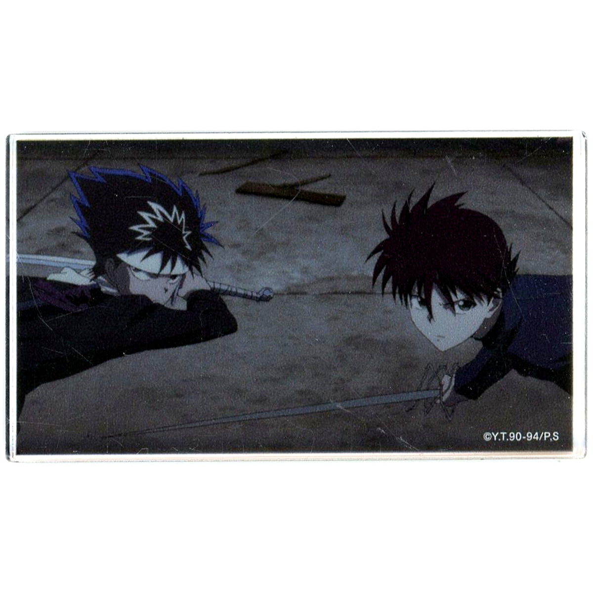 Hiei & Kurama Yu Yu Hakusho Sword Ver. Acrylic Block Collection Webkuji Vol. 13: TWO SHOTS D-9 Prize [USED]