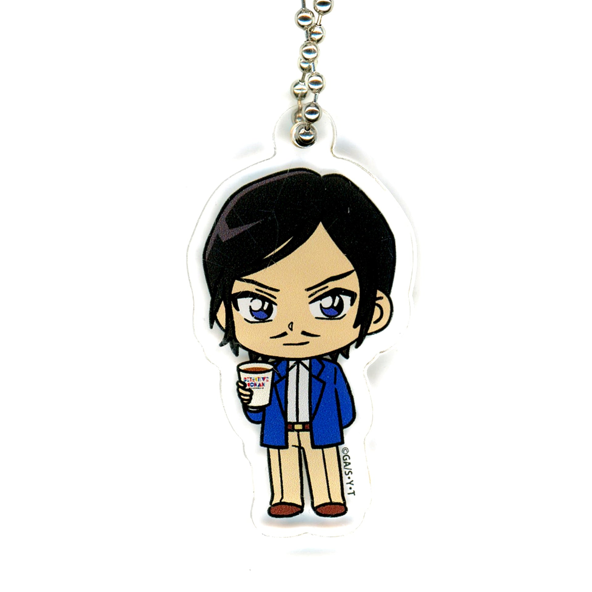 Takaaki Morofushi Detective Conan Acrylic Keychain Mini Char Detective Conan Land 2025 [USED]