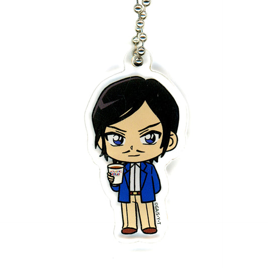 Takaaki Morofushi Detective Conan Acrylic Keychain Mini Char Detective Conan Land 2025 [USED]