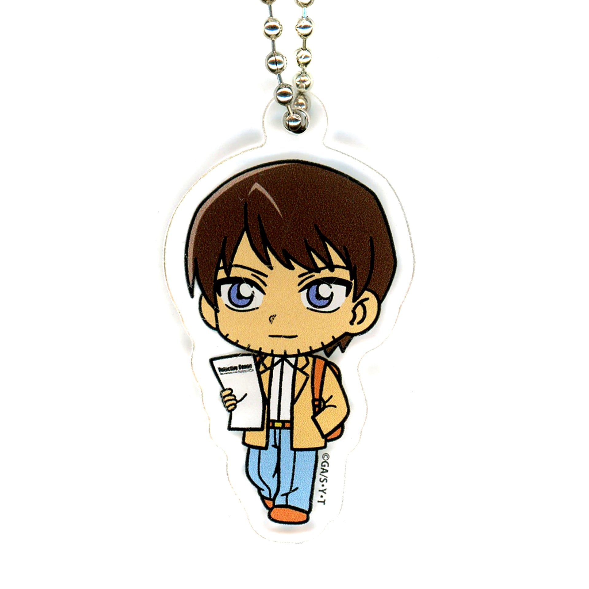Hiromitsu Morofushi Detective Conan Acrylic Keychain Mini Chara Detective Conan Land 2025 [USED]
