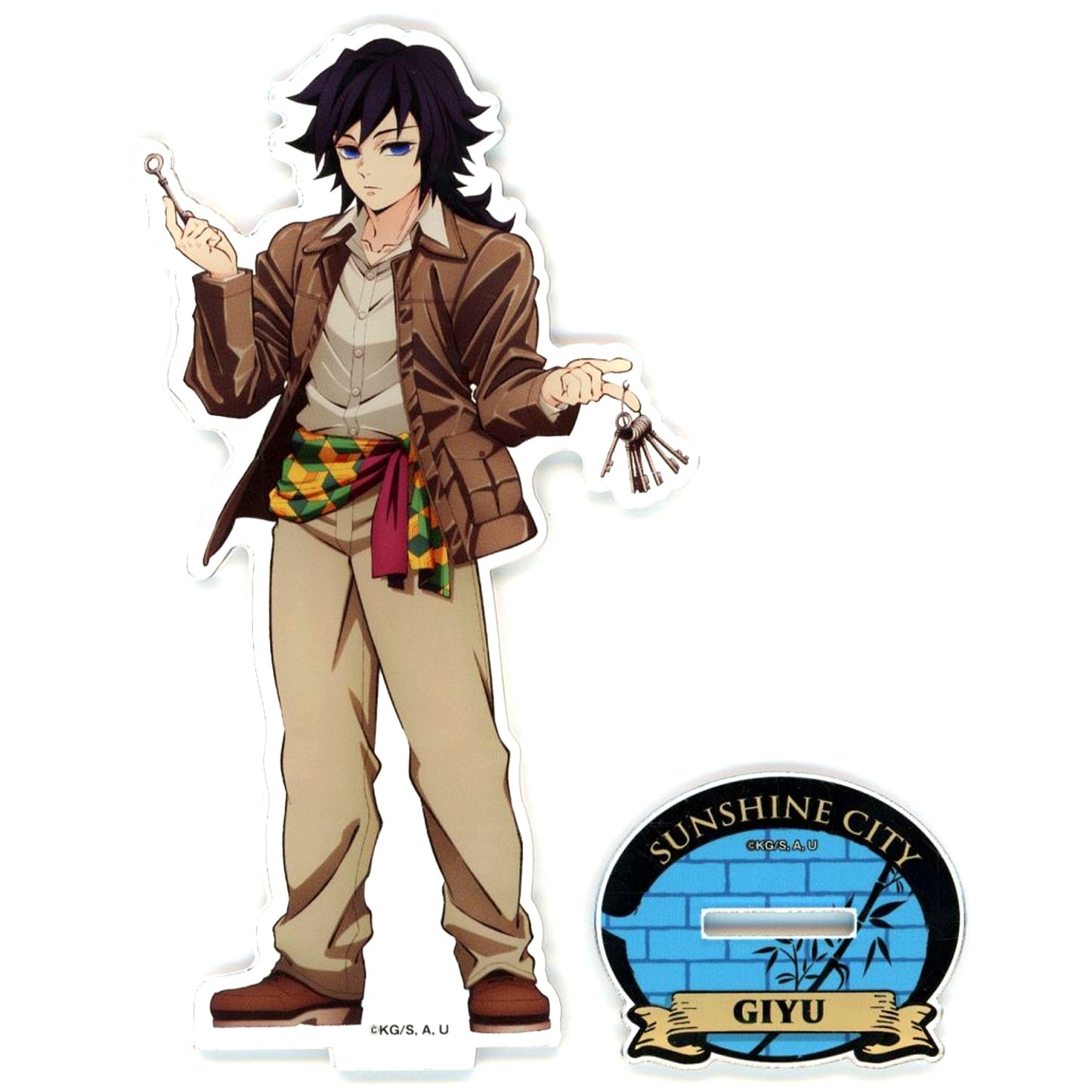 Giyu Tomioka Acrylic Stand Demon Slayer x Sunshine City Total Concentration! Urban Legend of the Sun Chapter 3 Tenbou Park Limited [USED]