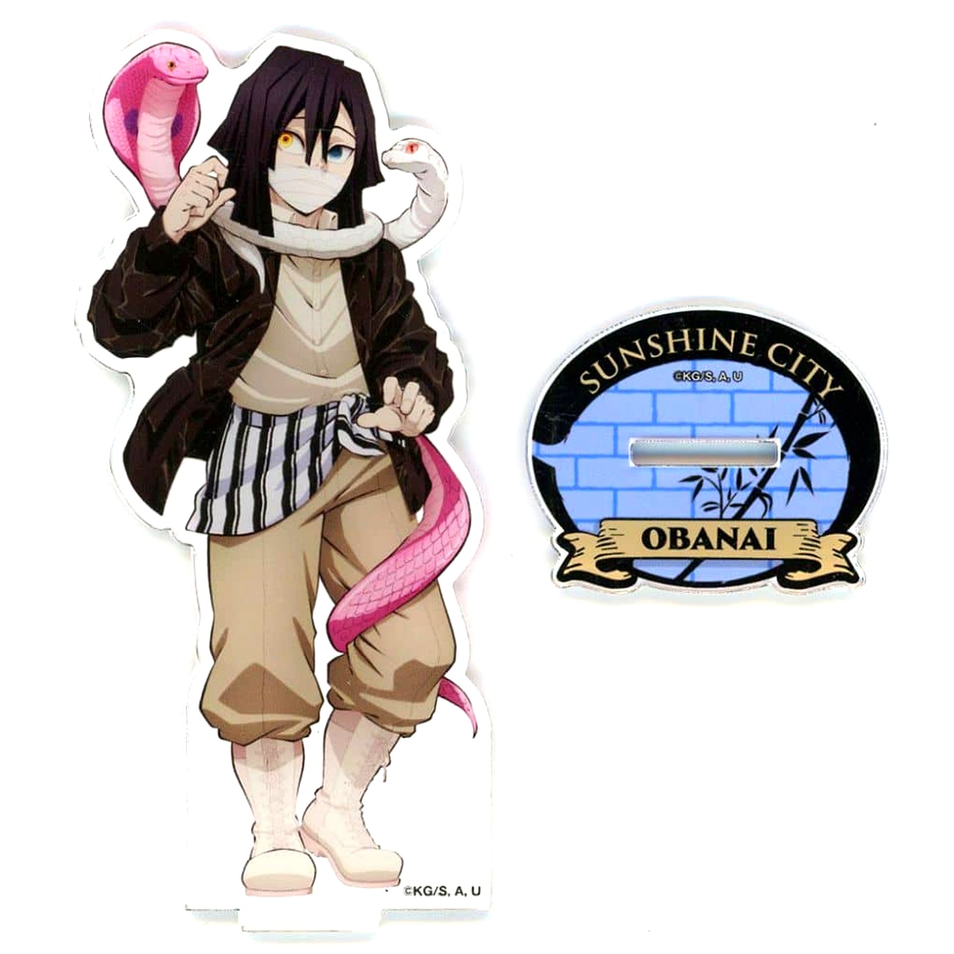 Obanai Iguro Demon Slayer: Kimetsu no Yaiba Acrylic Stand Sunshine City Total Concentration Sun City Legend Chapter 3 Tenbo Park Limited [USED]