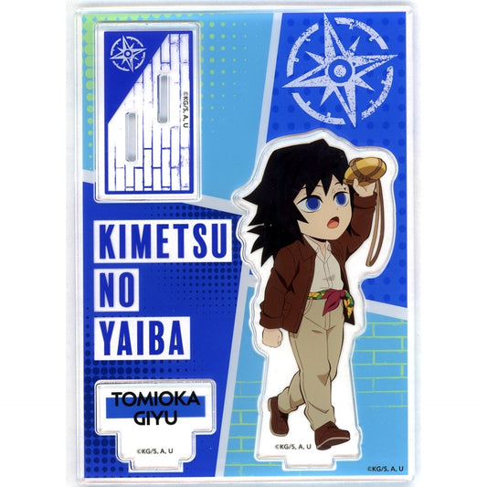 Giyu Tomioka Mini Character Acrylic Stand Demon Slayer: Kimetsu no Yaiba x Sunshine City Total Concentration! Urban Legend of the Sun Chapter 3 Tenbou Park Limited [USED]