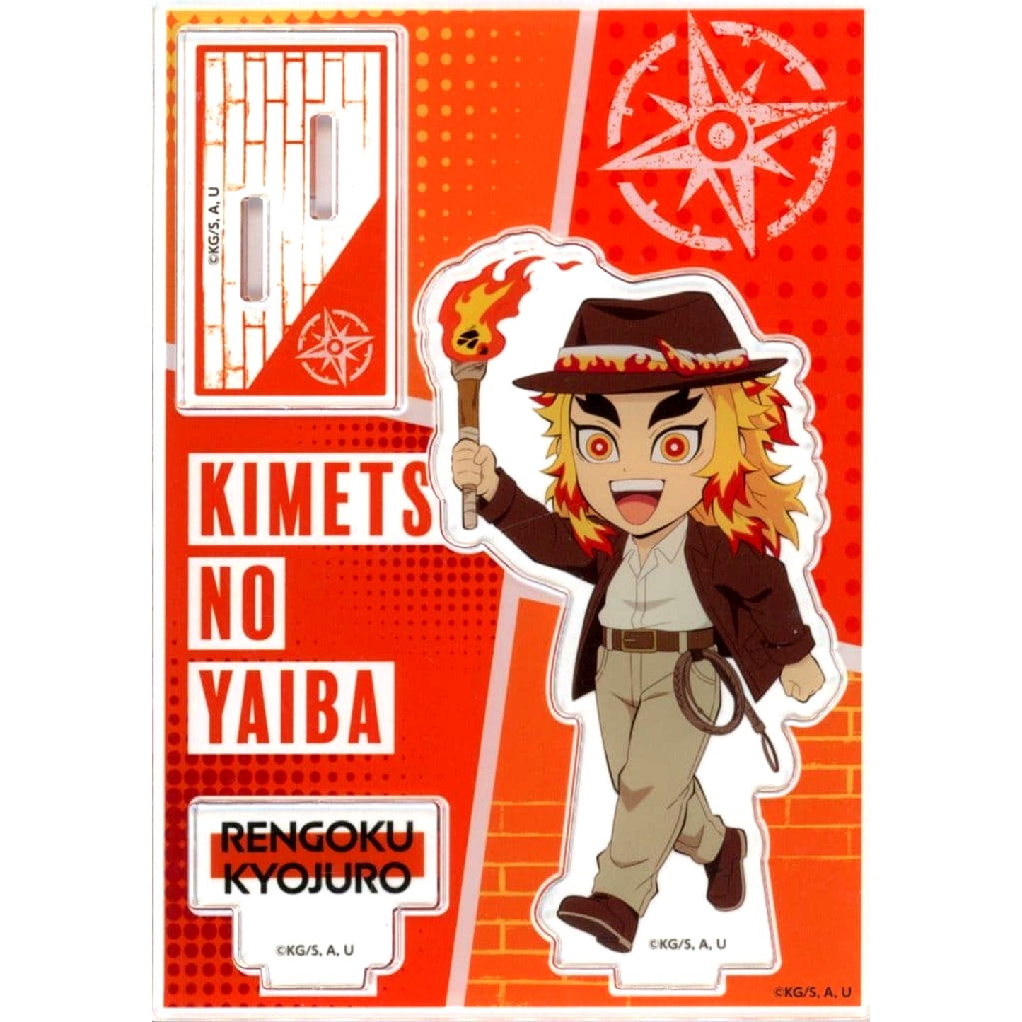 Kyojuro Rengoku Demon Slayer: Kimetsu no Yaiba Mini Chara Acrylic Stand Sunshine City Total Concentration Sun City Legend Chapter 3 Tenbo Park Limited [USED]