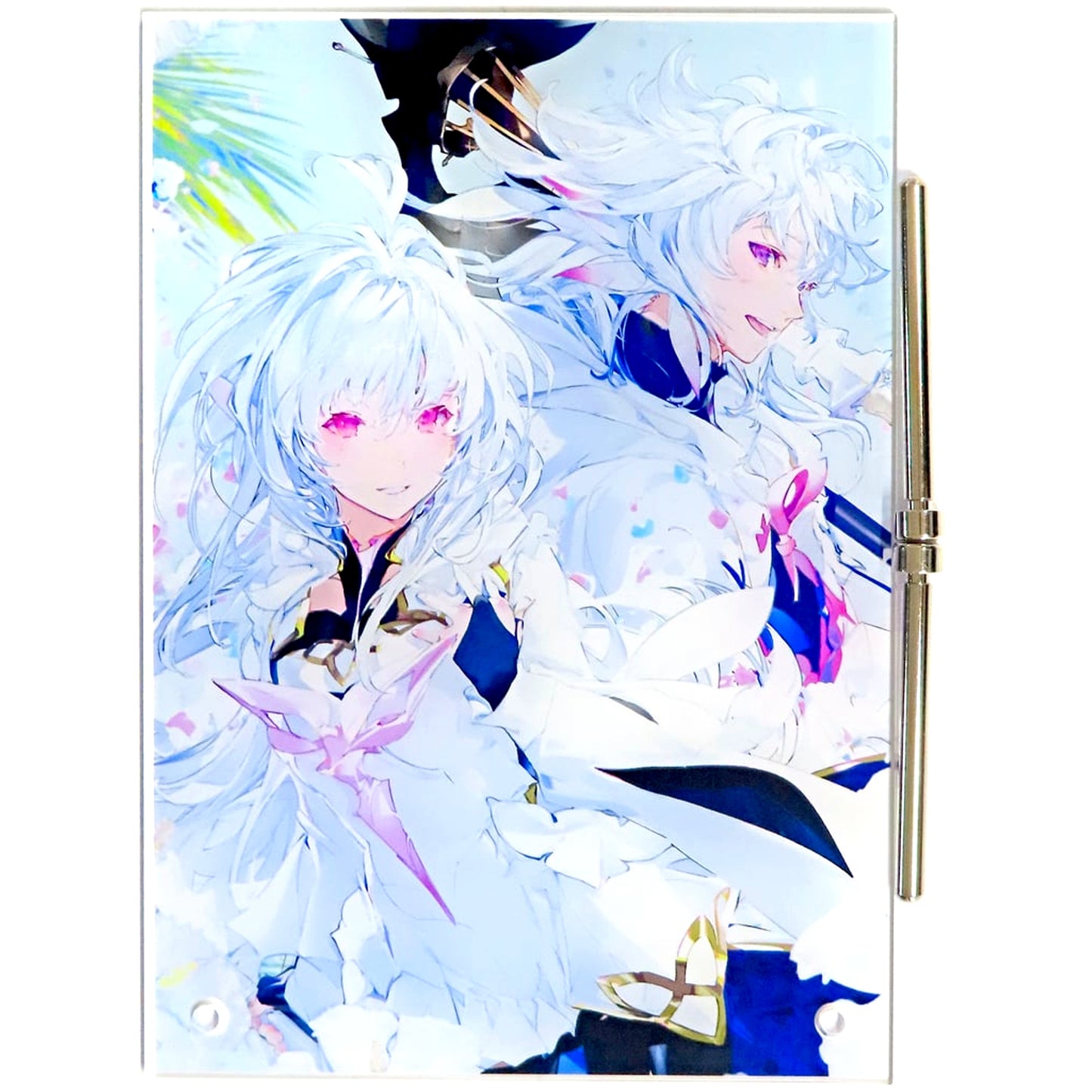 Caster Merlin & Pretender Lady Avalon Proto Merlin Fate/Grand Order Weekly Famitsu August 21 28 2025 Combined Issue 10th Anniversary Limited Set Bundle Bonus Single Item 7th Anniversary Issue Acrylic Panel [USED]