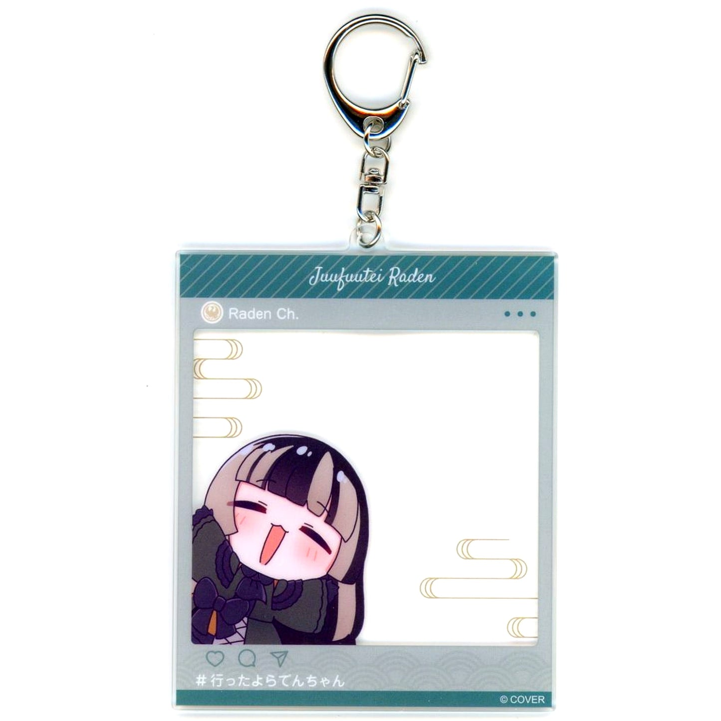 Juufuutei Raden Hololive SNS Style Acrylic Keychain Birthday Celebration 2025 [USED]