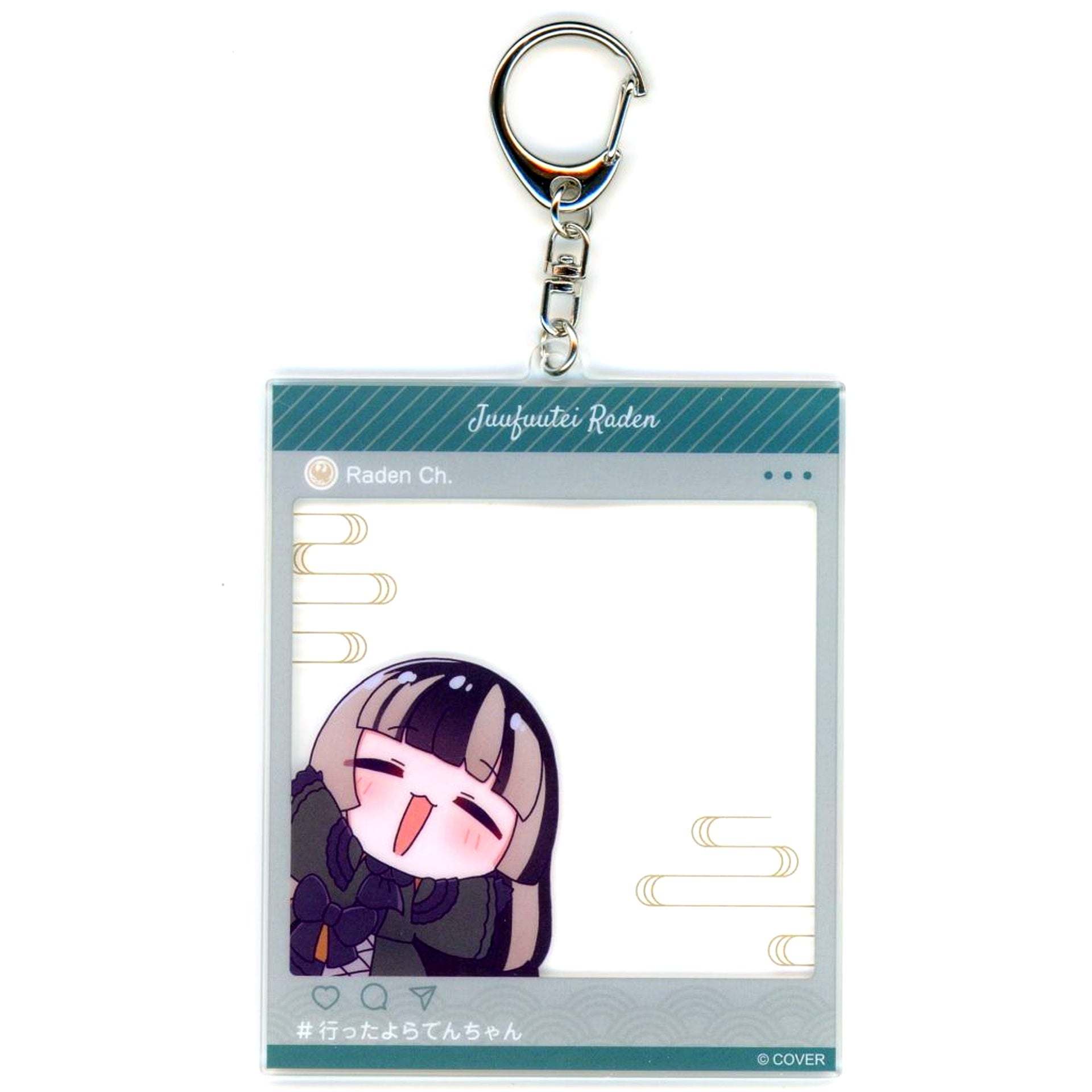 Juufuutei Raden Hololive SNS Style Acrylic Keychain Birthday Celebration 2025 [USED]
