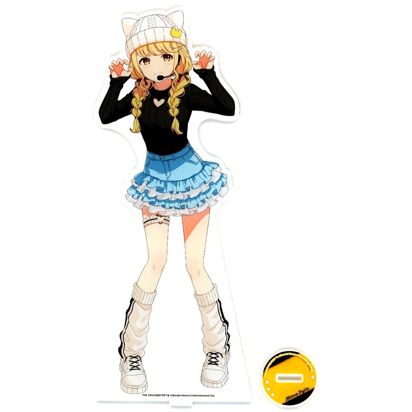 Kotone Fujita BIG Acrylic Stand Gakuen Idolmaster x Karaoke no Tetsujin Vol. 2 Mail Order Limited [USED]
