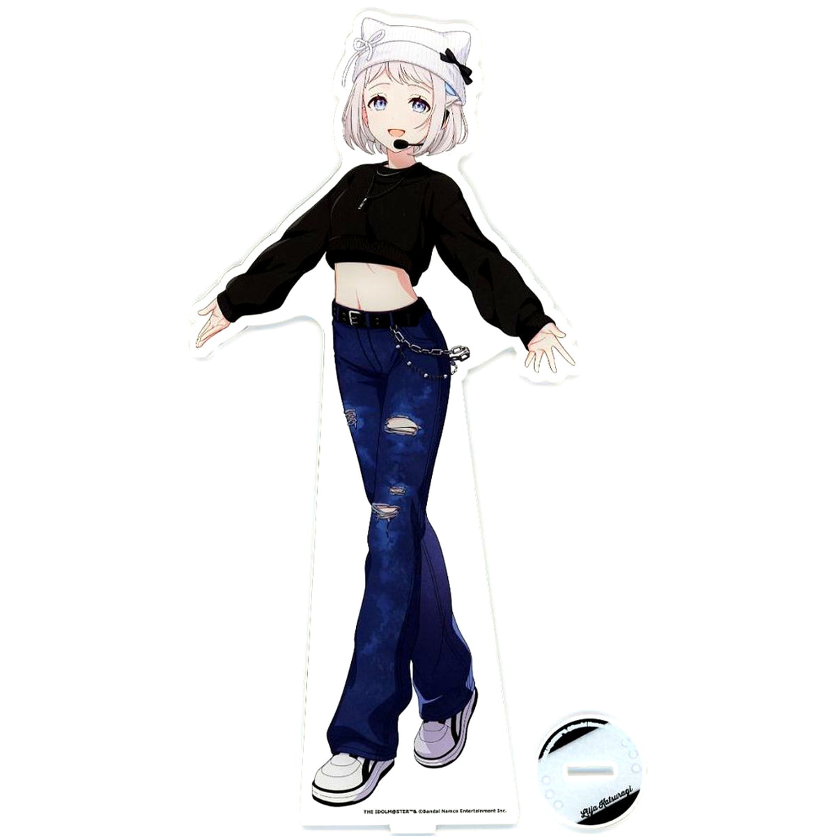 Lilja Katsuragi Gakuen Idolmaster x Karaoke no Tetsujin Vol.2 Mail Order Limited BIG Acrylic Stand [USED]