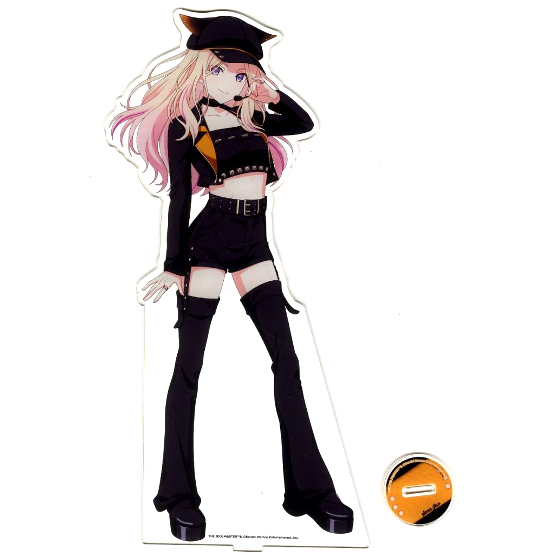 Sena Juo Gakuen Idolmaster x Karaoke no Tetsujin Vol.2 Mail Order Limited BIG Acrylic Stand [USED]