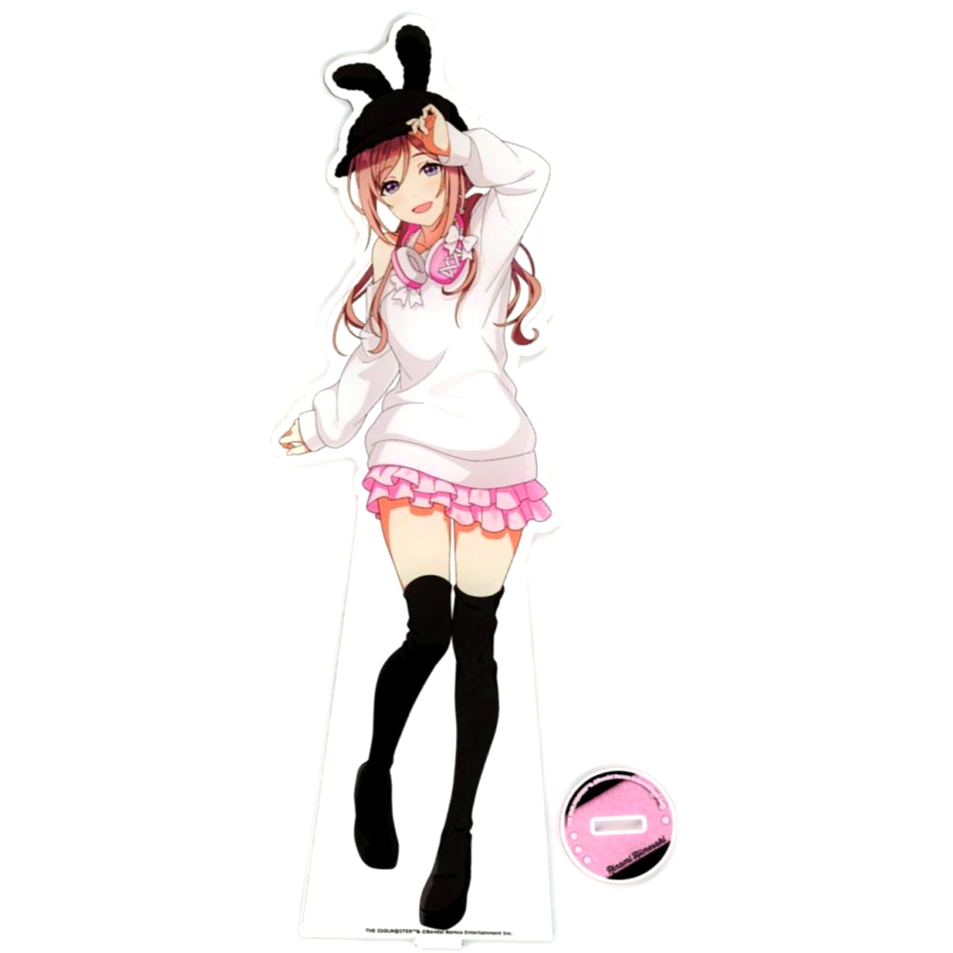 Rinami Himesaki BIG Acrylic Stand Gakuen Idolmaster x Karaoke no Tetsujin Vol. 2 Mail Order Limited [USED]