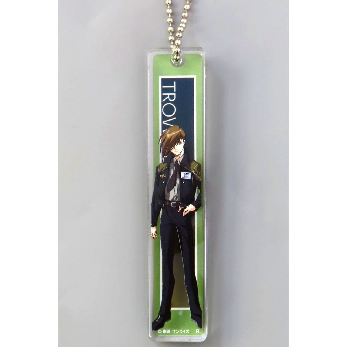 Trowa Barton Character Illustration Room Key Style Acrylic Charm Mobile Suit Gundam Wing Endless Waltz [USED]