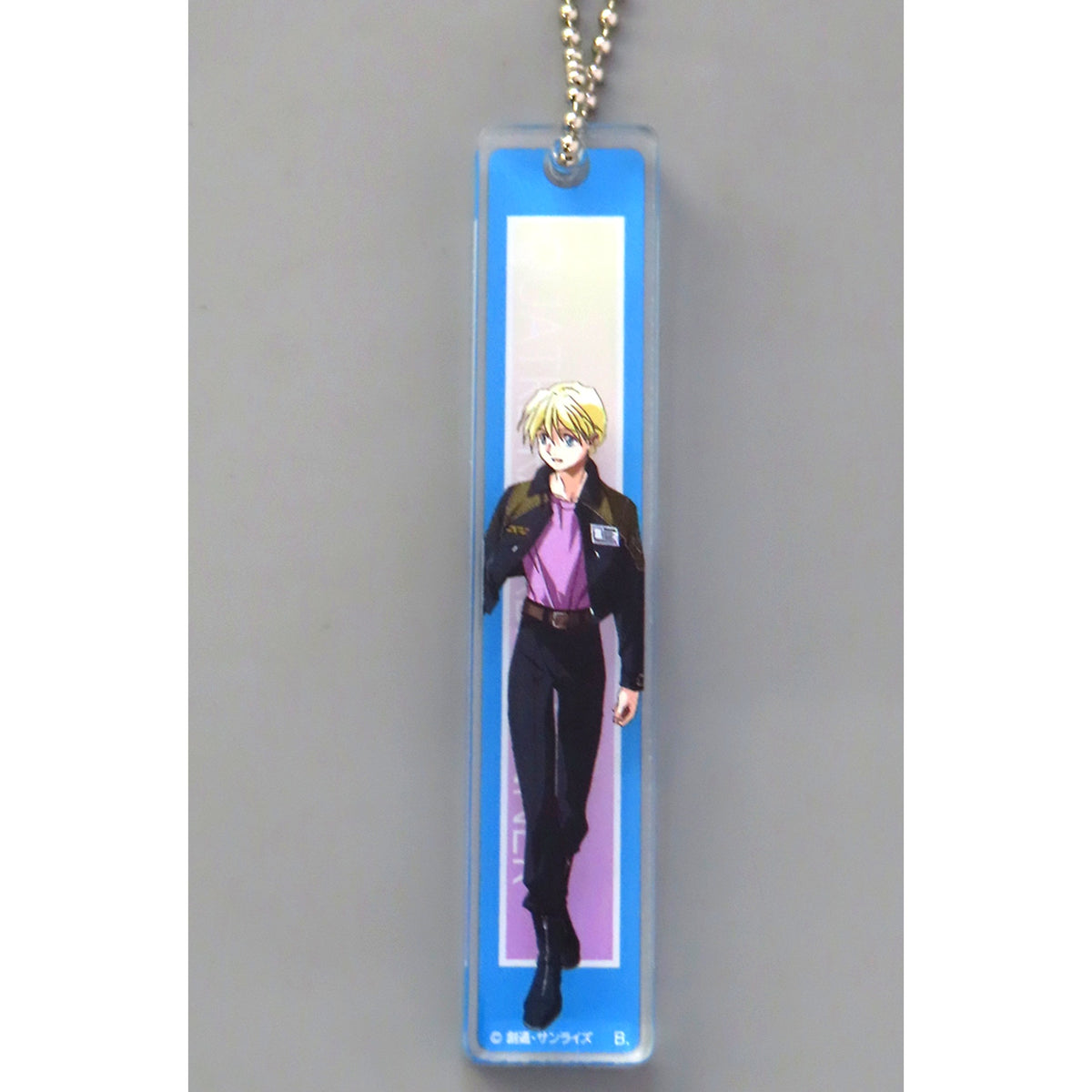 Quatre Raberba Winner Character Illustration Room Key Style Acrylic Charm Mobile Suit Gundam Wing Endless Waltz [USED]