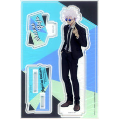 Satoru Gojo Jujutsu Kaisen Hidden Inventory/Premature Death x 100-Yen Shop Big Acrylic Stand (Suit) [USED]