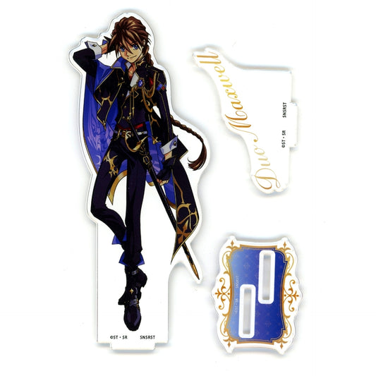 Duo Maxwell Knight Style Mobile Suit Gundam Wing Acrylic Stand Knight Style in animate [USED]