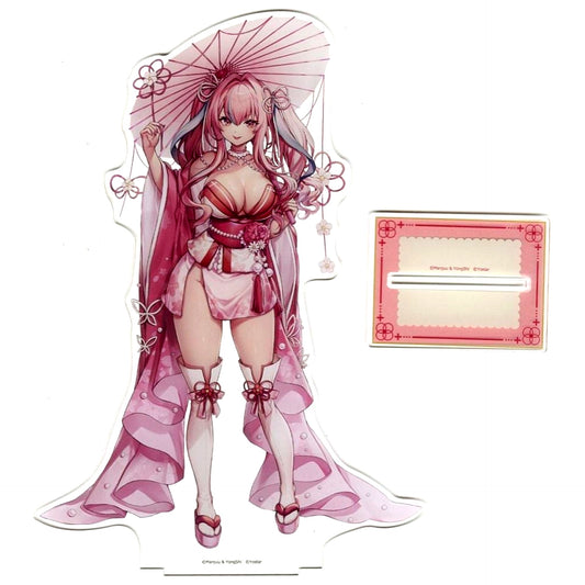Bremerton A-04 Prize Big Acrylic Stand Kujicolle Azur Lane Wasou Style [USED]