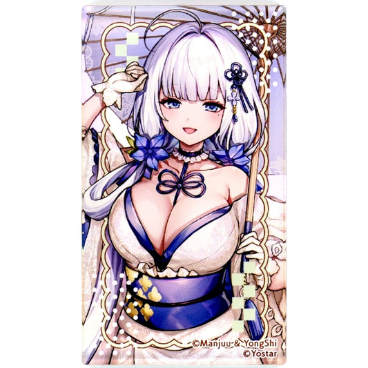 Illustrious C-01 Prize Acrylic Block KujiKore Azur Lane Japanese Clothing Style [USED]