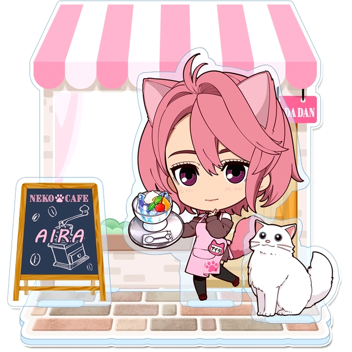 Aira Shiratori Cat Cafe Petitchoko Mini Acrylic Diorama Dandadan [USED]