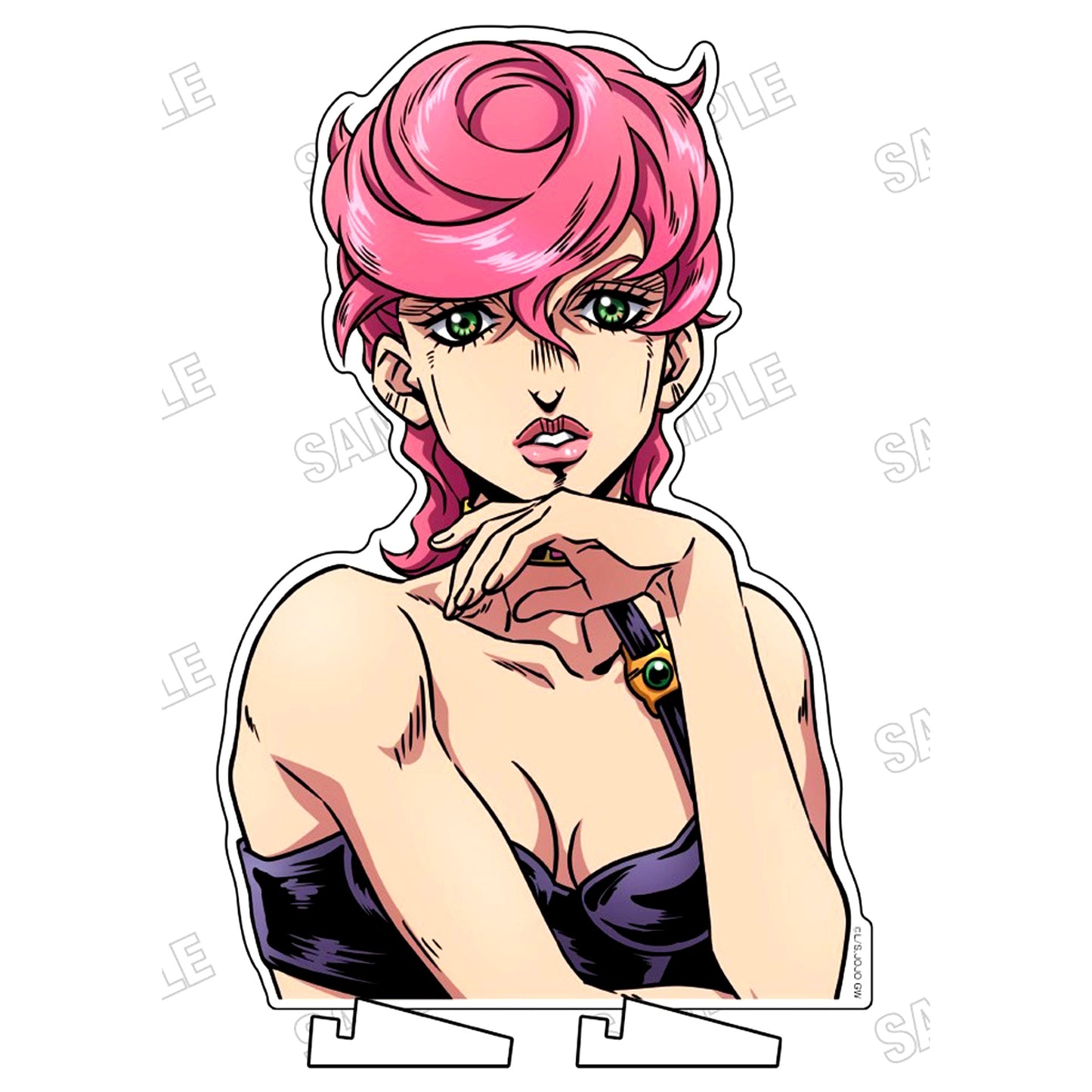 Trish Una 7 RE Bust-Up Acrylic Stand JoJo's Bizarre Adventure Part 5 Golden Wind [USED]