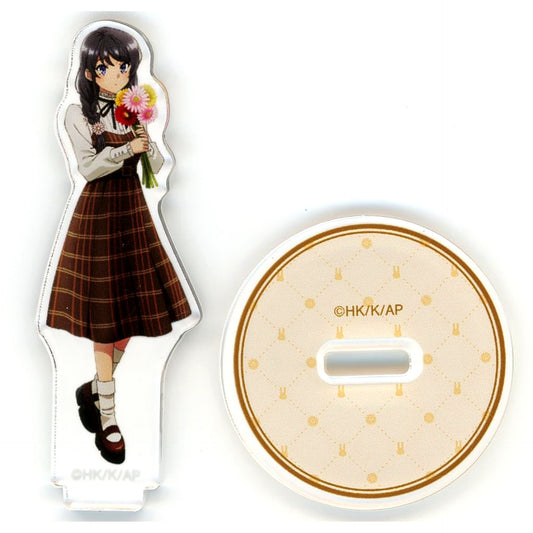 Mai Sakurajima Autumn Full Body Mai Sakurajima Birthday 2025 Ver. Illustration Trading Acrylic Stand Rascal Does Not Dream of a Season Girl Mai Sakurajima Birthday Fair 2025 in Animate [USED]