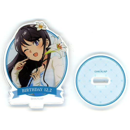 Mai Sakurajima Summer Close-up Mai Sakurajima Birthday 2025 Ver. Illustration Trading Acrylic Stand Rascal Does Not Dream of a Season Girl Mai Sakurajima Birthday Fair 2025 in Animate [USED]