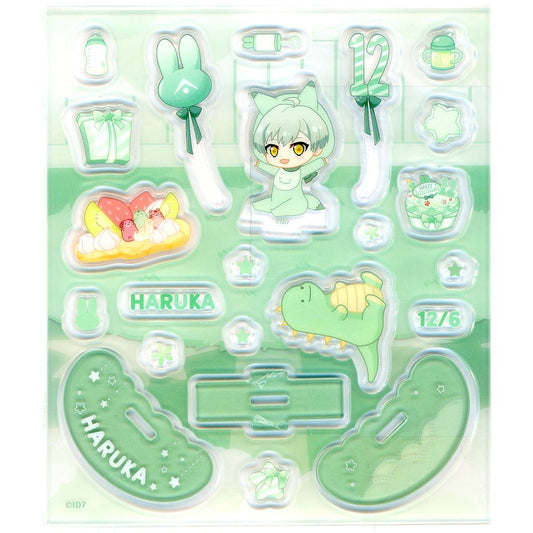 Haruka Isumi IDOLiSH7 Acrylic Flake and Wobbly Stand [USED]