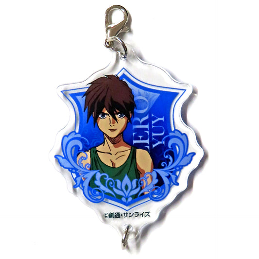 Heero Yuy Prize B Connecting Acrylic Charm Mobile Suit Gundam Wing 30th Anniversary Limited Time Official Shop Mini Game Switch ON! Bombing Mission Kuji [USED]