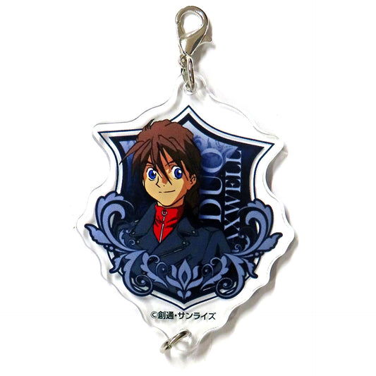 Duo Maxwell Prize B Connecting Acrylic Charm Mobile Suit Gundam Wing 30th Anniversary Limited Time Official Shop Mini Game Switch ON! Bombing Mission Kuji [USED]