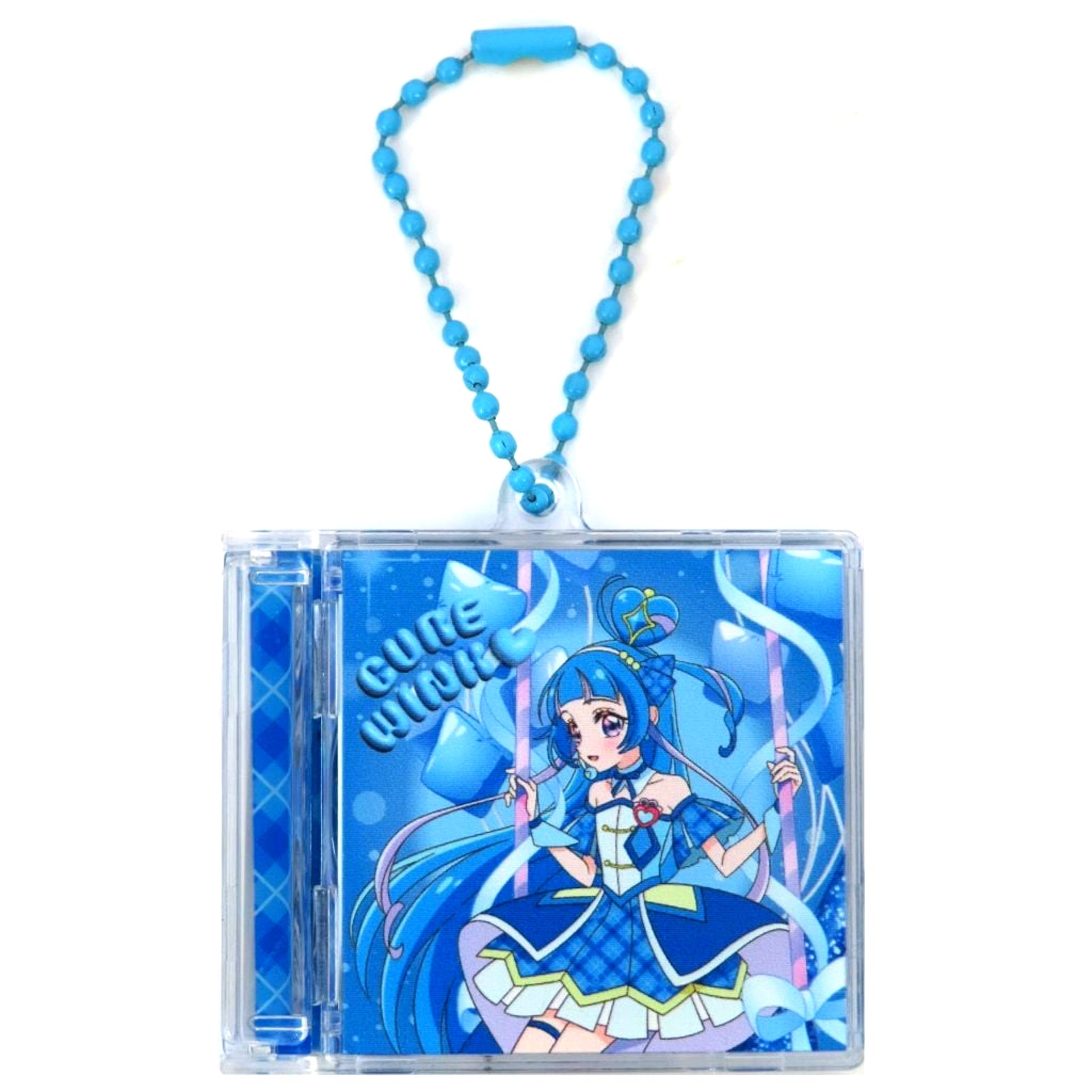 Cure Wink Kimi to Idol PreCure Mini CD Style Keychain [USED]