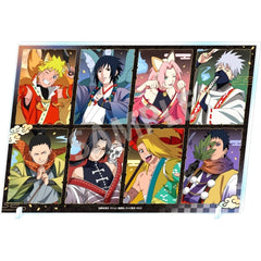 All Characters Yokai Arrangement Outfit A4 Acrylic Panel Naruto Shippuden [USED]